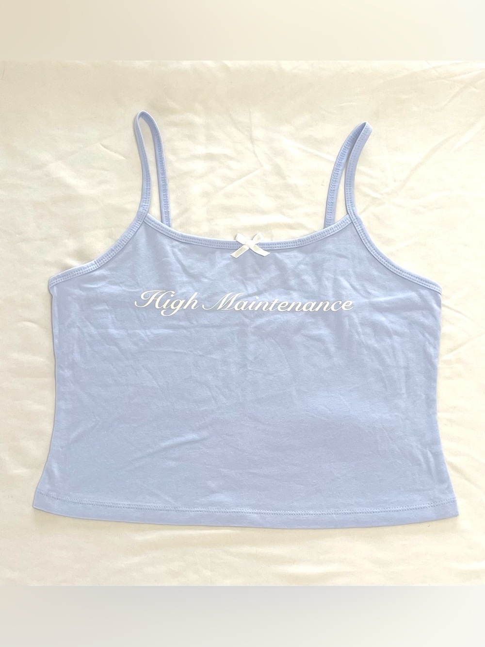 Coquette Baby Tank Cami Tank Top High Maintenance Cropped Wild Fable Women Med